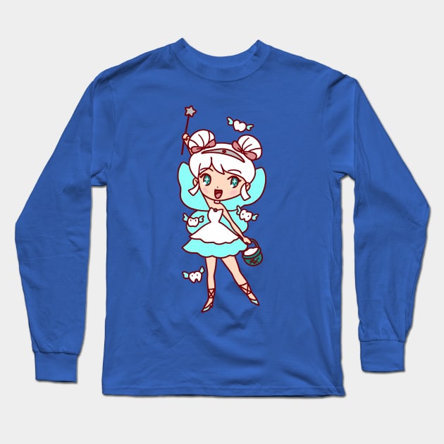 Tooth Fairy Girl Long Sleeve T-Shirt by saradaboru